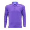 Áo golf nam dài tay NRSPLLM0004 Violet 2 ao dai tay nam NRSPLLM0004 VI 1