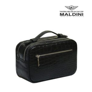 Túi đựng bóng Golf 02 ngăn Da Cá Sấu khóa vân tay 10 Ca sau den1 600x600 1