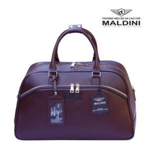 Túi da đựng quần áo Golf thương hiệu Maldini phiên bản mới 7 DL moi Nau1