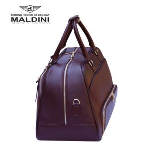 Túi da đựng quần áo Golf thương hiệu Maldini phiên bản mới 10 DL nau moi 8x8 1