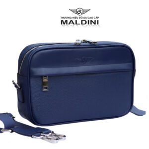 Túi đeo chéo da bò Golf thật thương hiệu Maldini 9 dc10