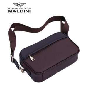Túi đeo chéo da bò Golf thật thương hiệu Maldini 6 dc3