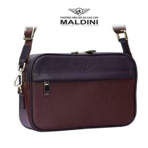 Túi đeo chéo da bò Golf thật thương hiệu Maldini 5 dc4