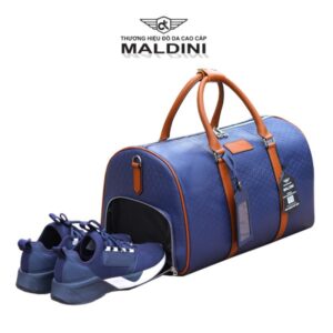 Túi đựng quần áo Golf da bò thật Boston M3 thương hiệu Maldini Màu Xanh Navy 5 z4245586829950 169c4d95ff1c888821e4d3407401f488