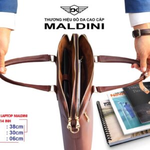 Túi xách, cặp da doanh nhân da bò thật vân Saffiano cao cấp Maldini 46 z4245587584858 4a8b364de9853c24c7473e87cd830984
