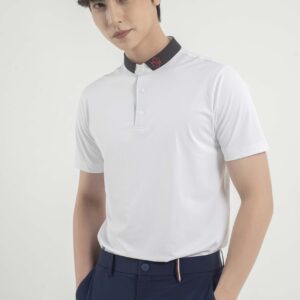Áo golf nam ngắn tay Noressy mã 22- Màu Trắng Đen 3 Ban sao cua NAM9235 scaled 1